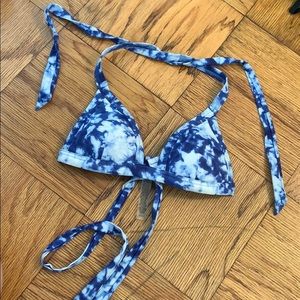 VS PINK tie dye swim top